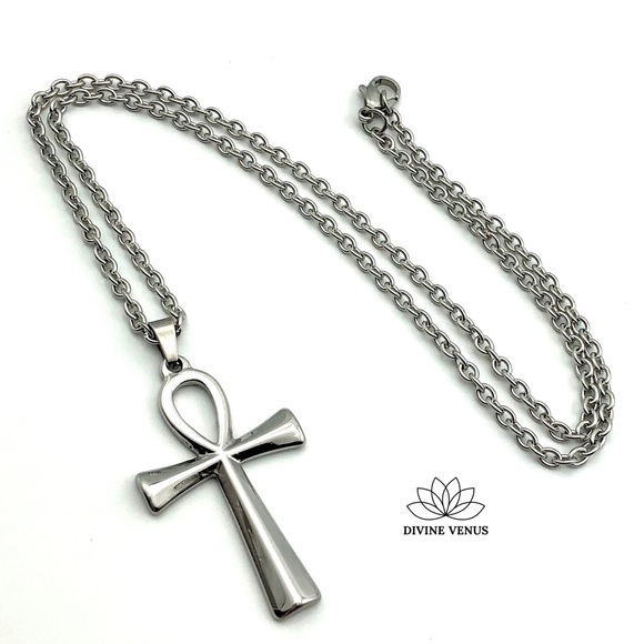 Ankh Necklace | Stainless Steel | Unisex - Picture 1 of 11
